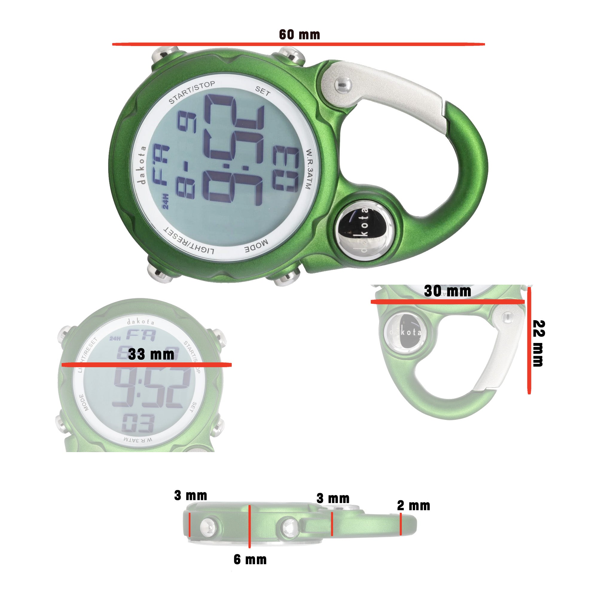 Mini Digital Clip - Green