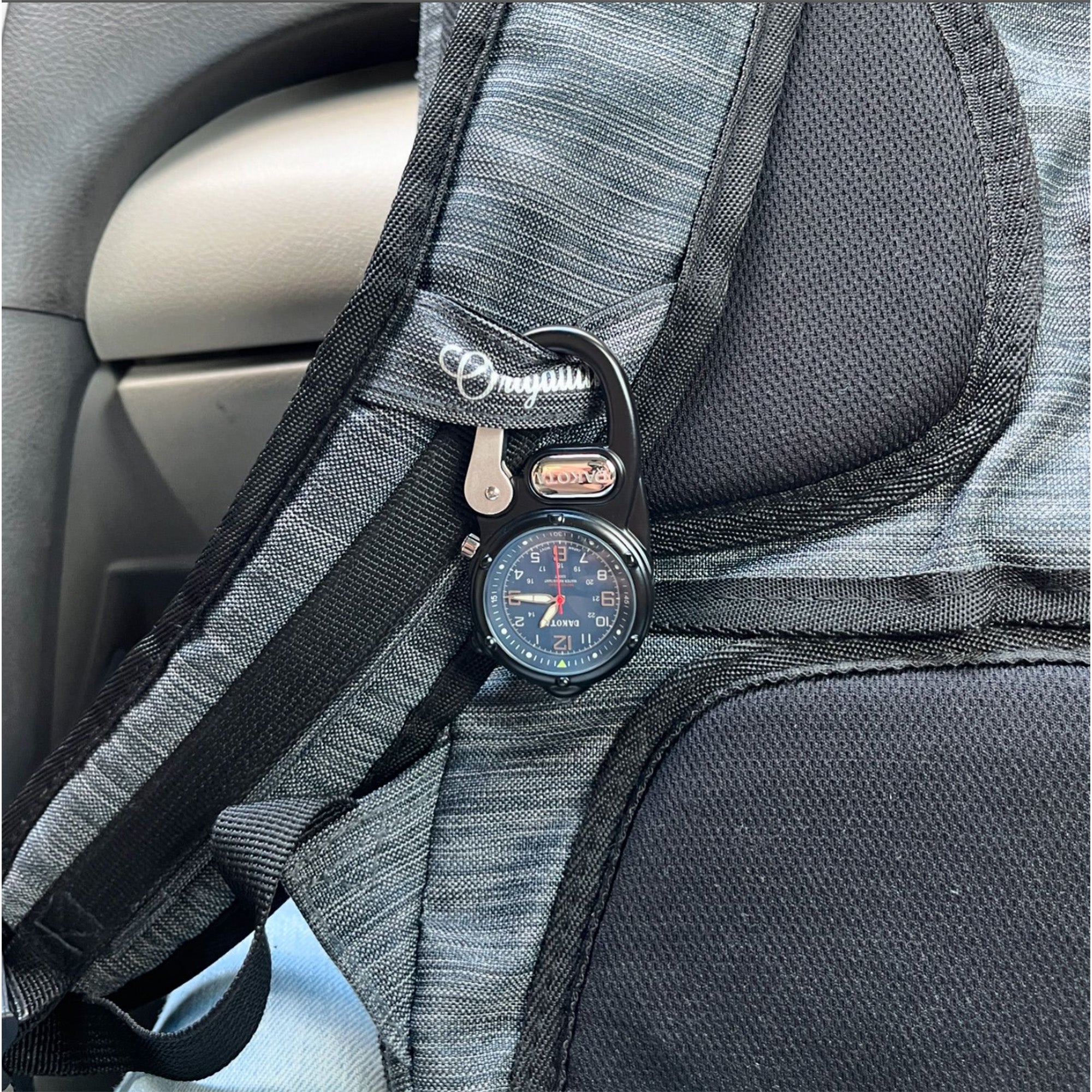 Miniclip Microlight - Black Case with Blue Dial