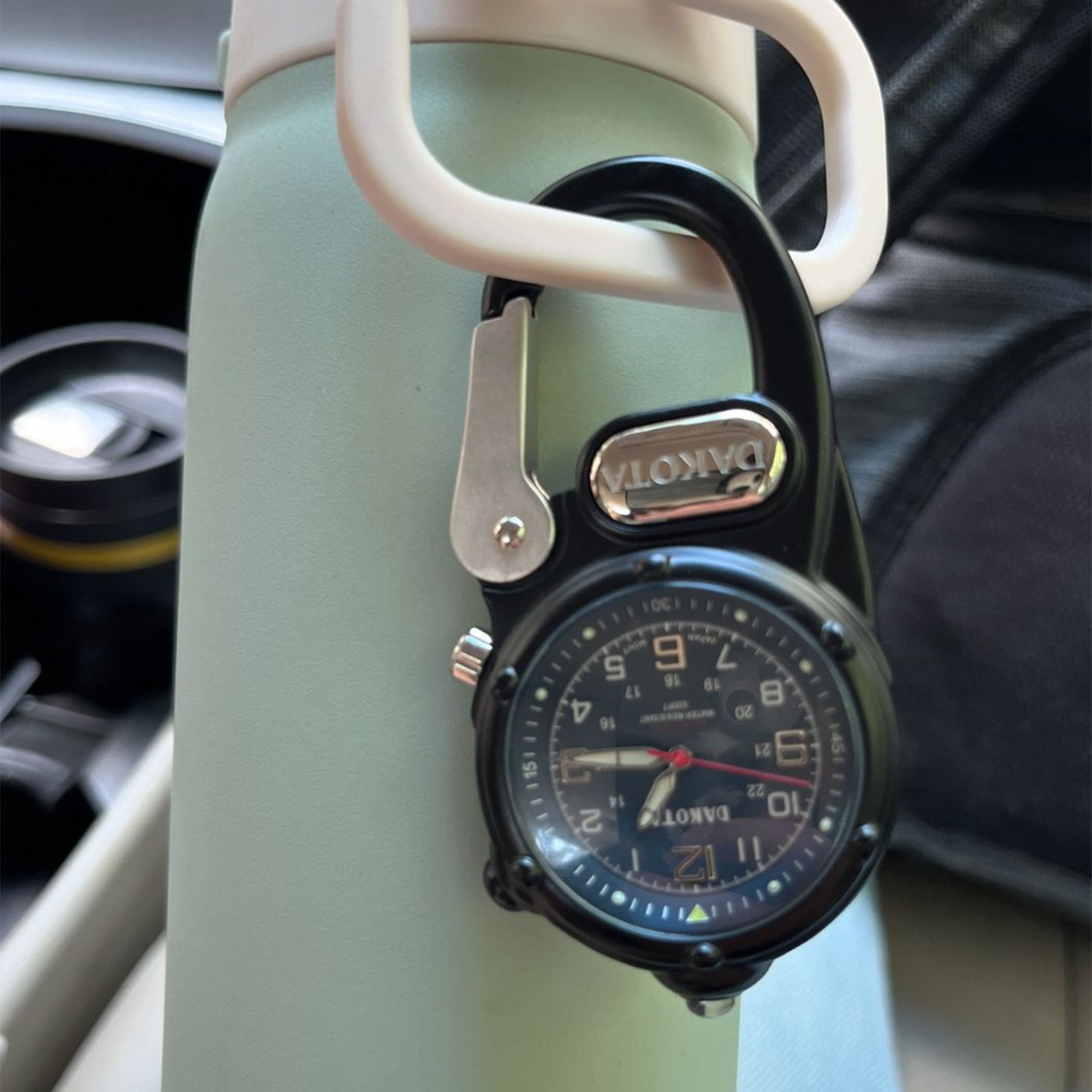 Miniclip Microlight - Black Case with Blue Dial