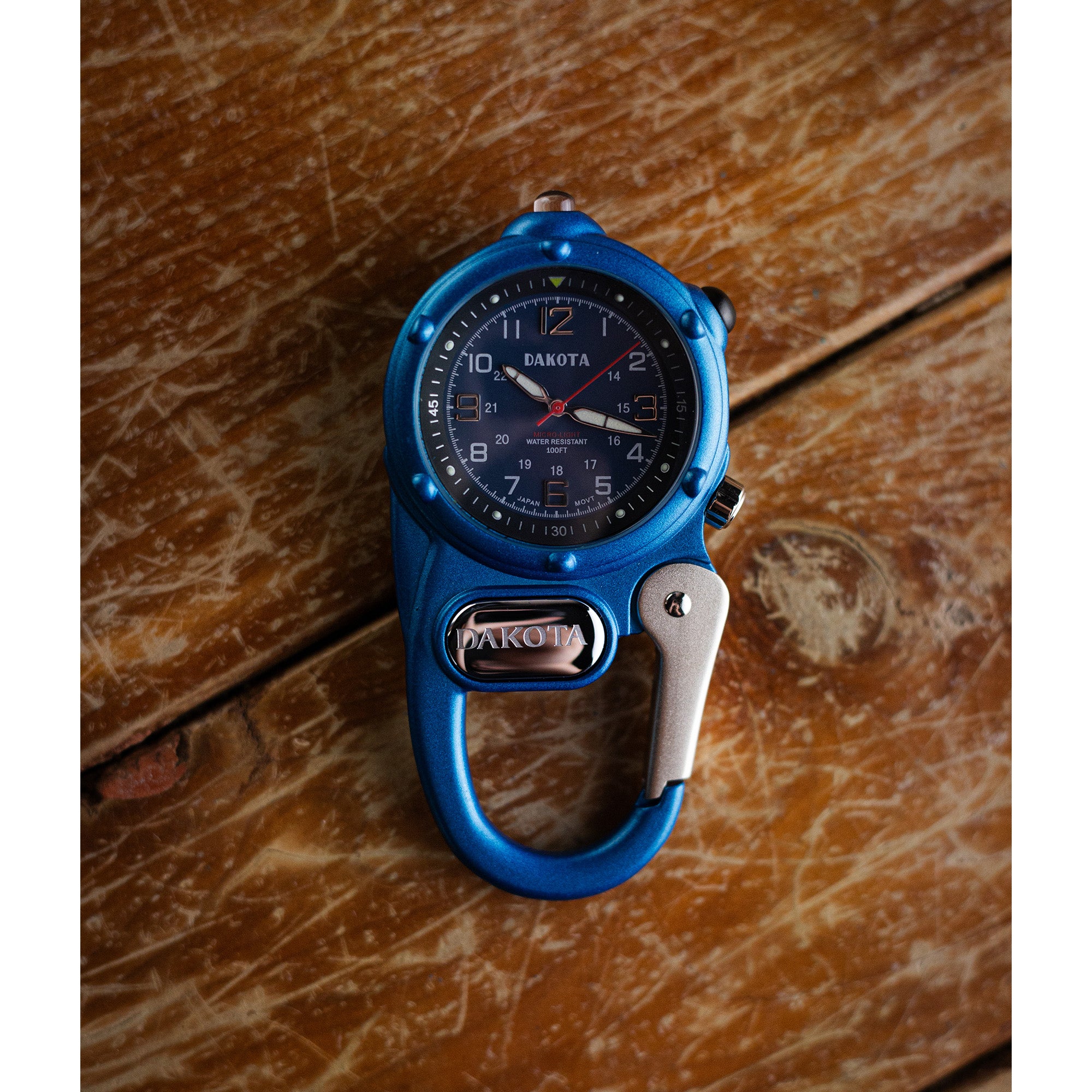 Miniclip Microlight - Blue Case with Blue Dial