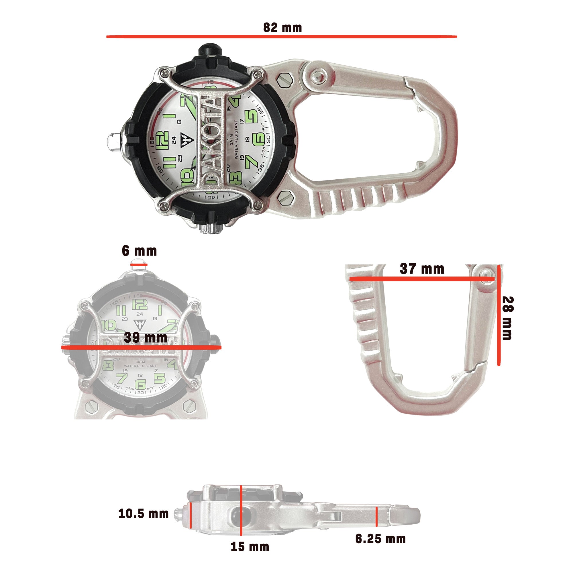 Cage Clip Silver