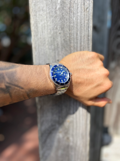 Steel 1000ft - 42mm - Stainless Steel - Blue Dial