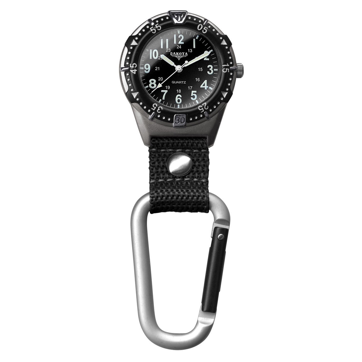 Alum Backpacker Silver Case Black Dial – dakotawatch