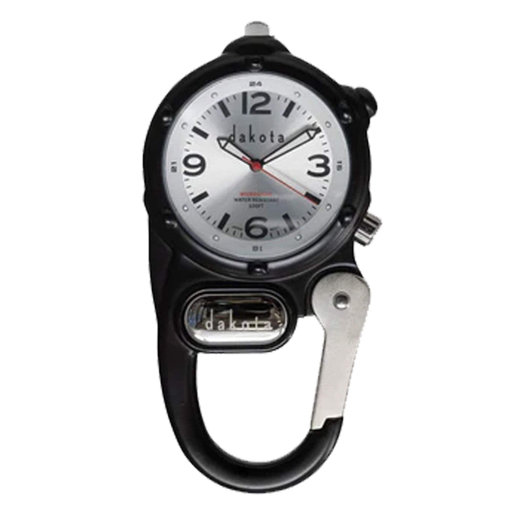 Sunray Miniclip - Black Case with Silver Dial