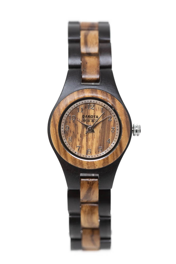 Dakota Wood Petite - Ebony and Zebrawood