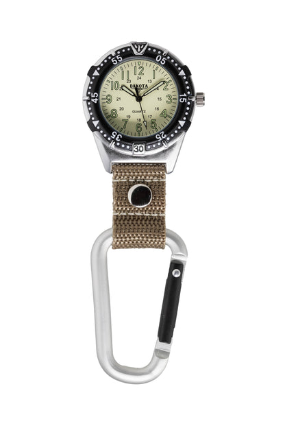 The Backpacker - Silver Case Khaki Dial