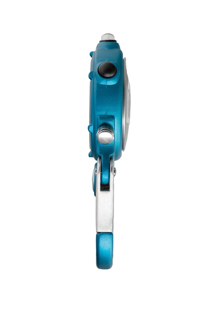 Miniclip Microlight - Aqua Case White Dial