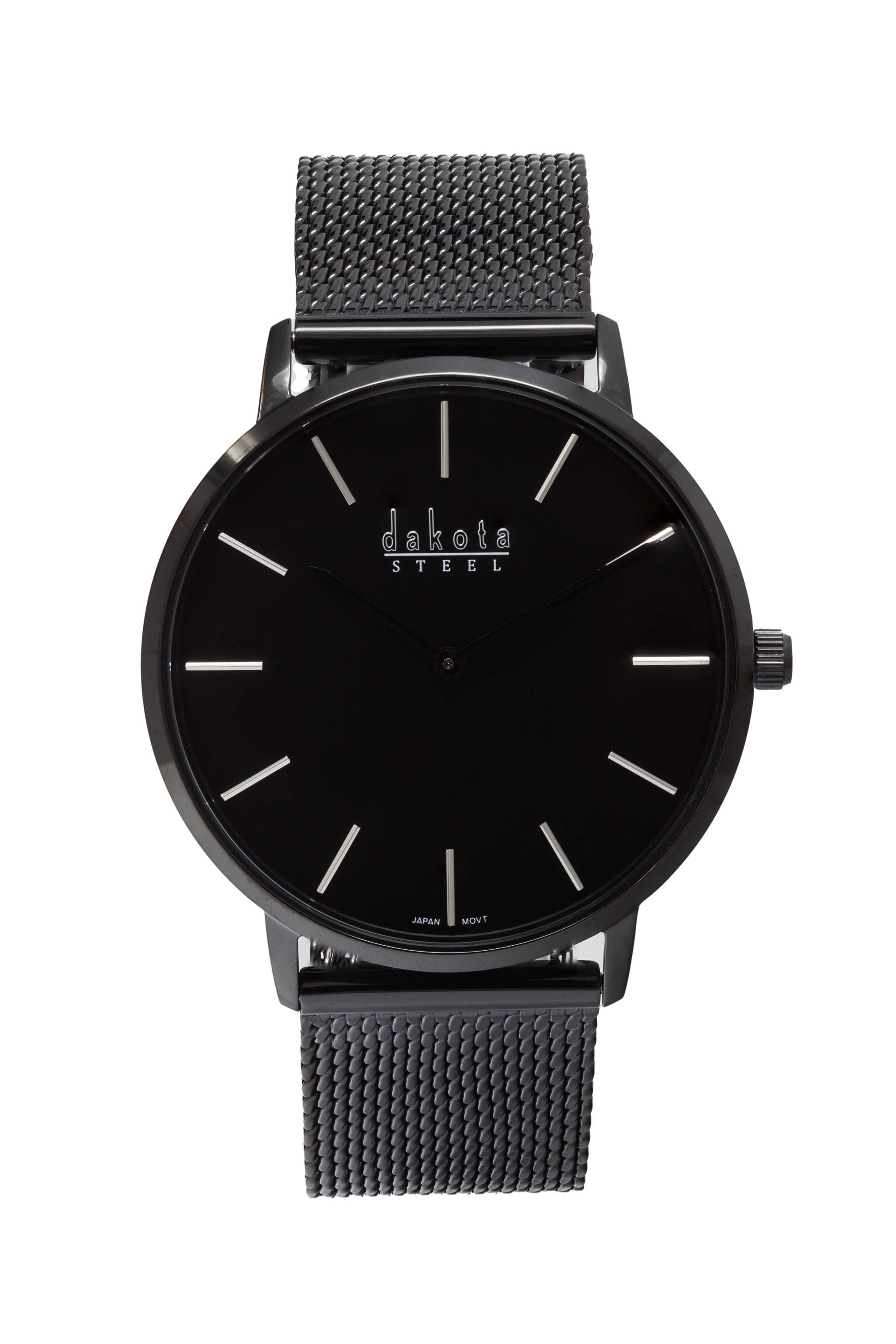 Slim Vintage - Black Case/Dial Black Mesh