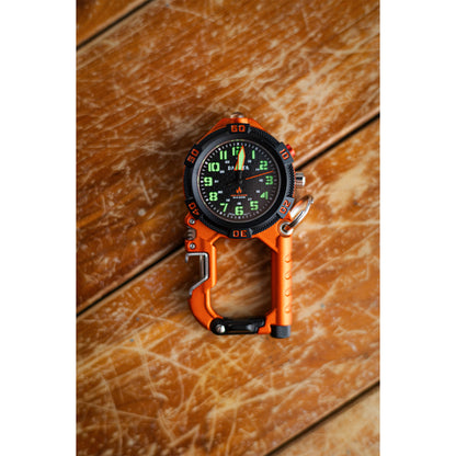 Flint Clip - Orange with Black Accents