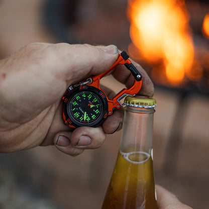 Flint Clip - Orange with Black Accents