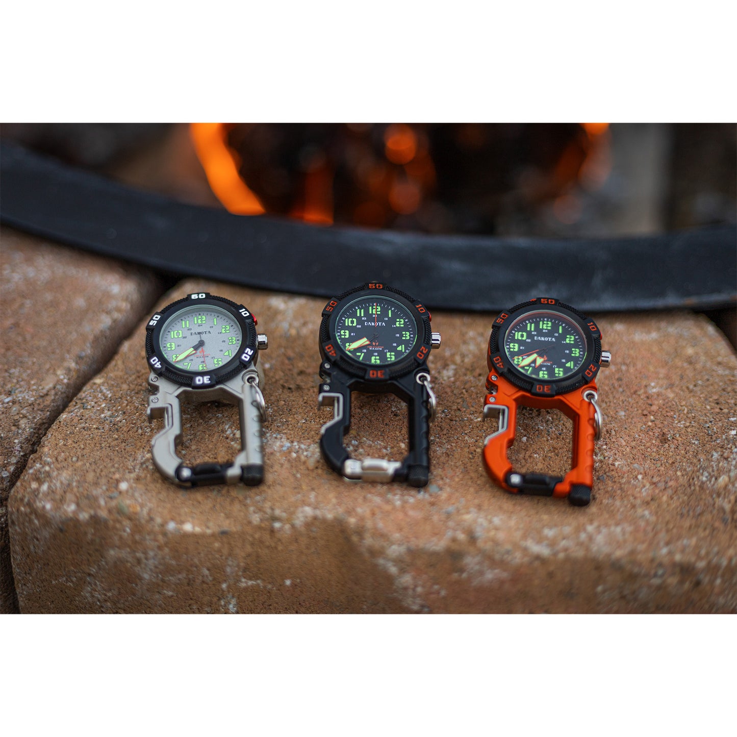 Flint Clip - Orange with Black Accents