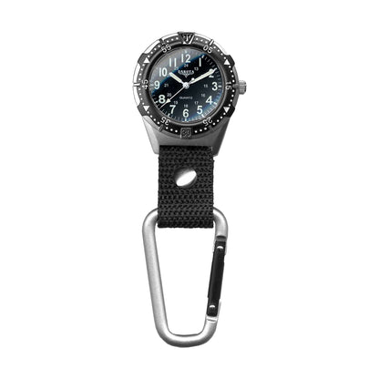 Aluminum Backpacker - Silver Case Black Dial