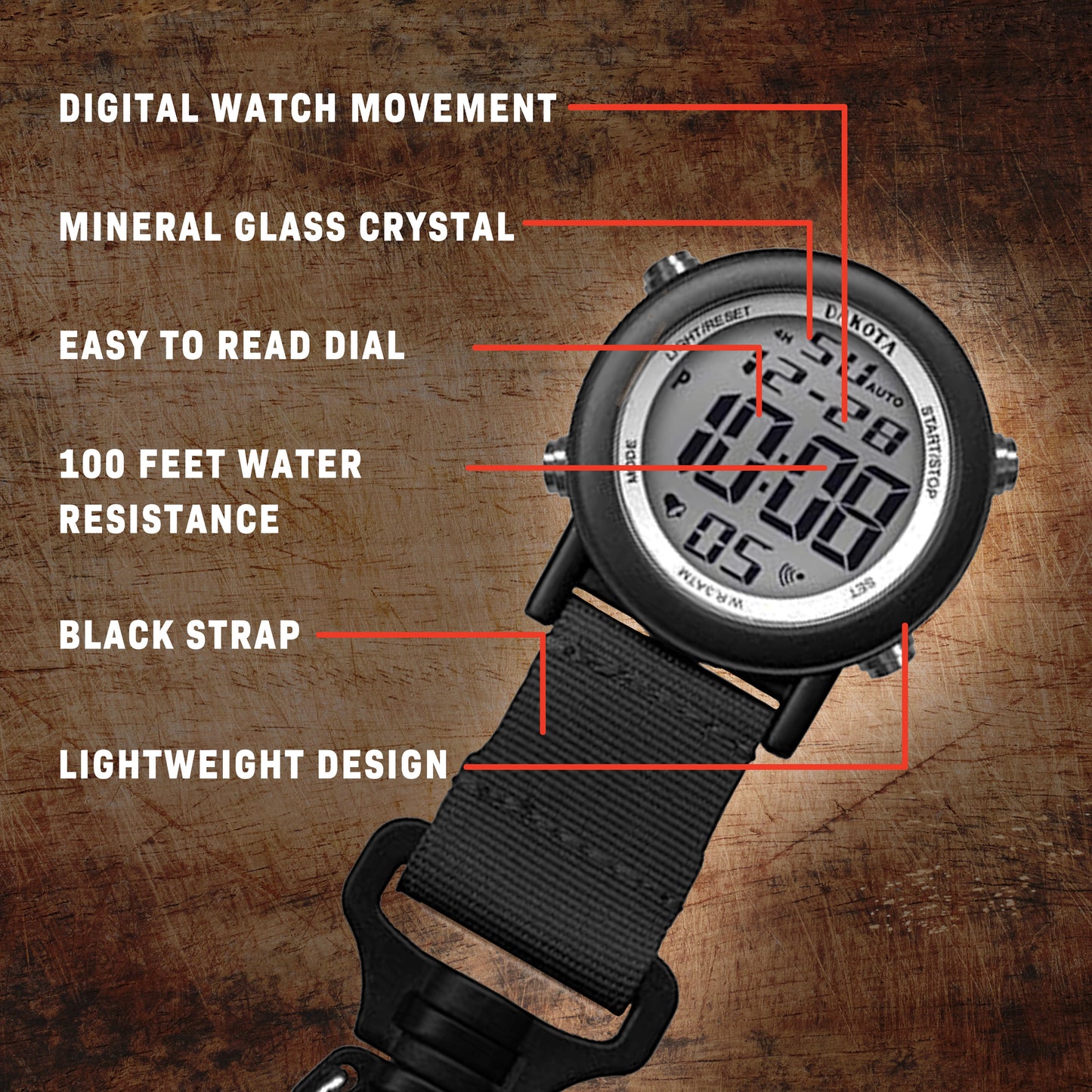 Digital Backpacker - Black Case with Black Nylon Strap