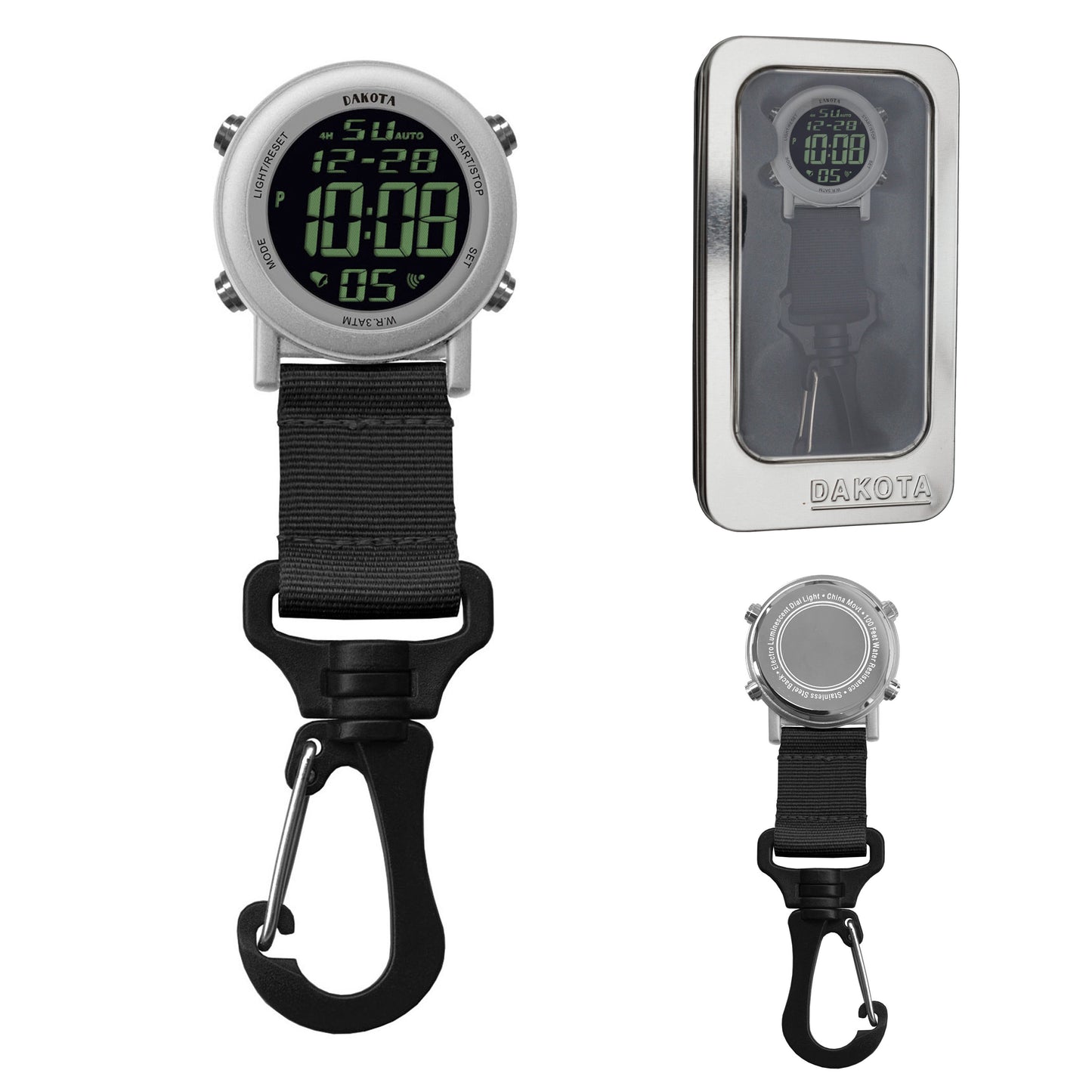 Digital Backpacker - Silver Case with Black Nylon Strap