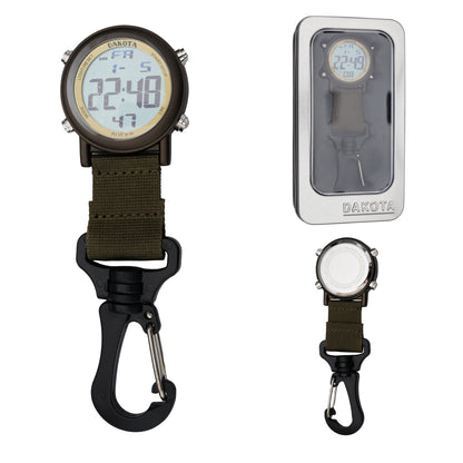 Digital Backpacker - Black Case with Moss Nylon Strap