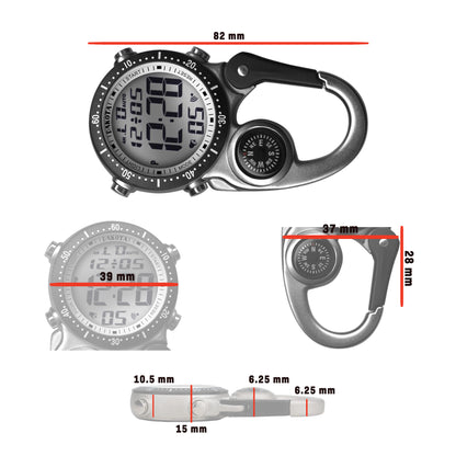 Digiclip - Silver Case Black Bezel LCD