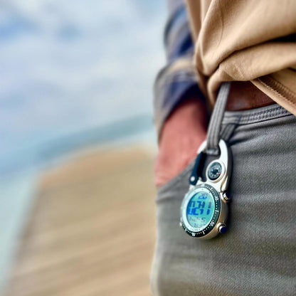 Digiclip - Silver Case Black Bezel LCD