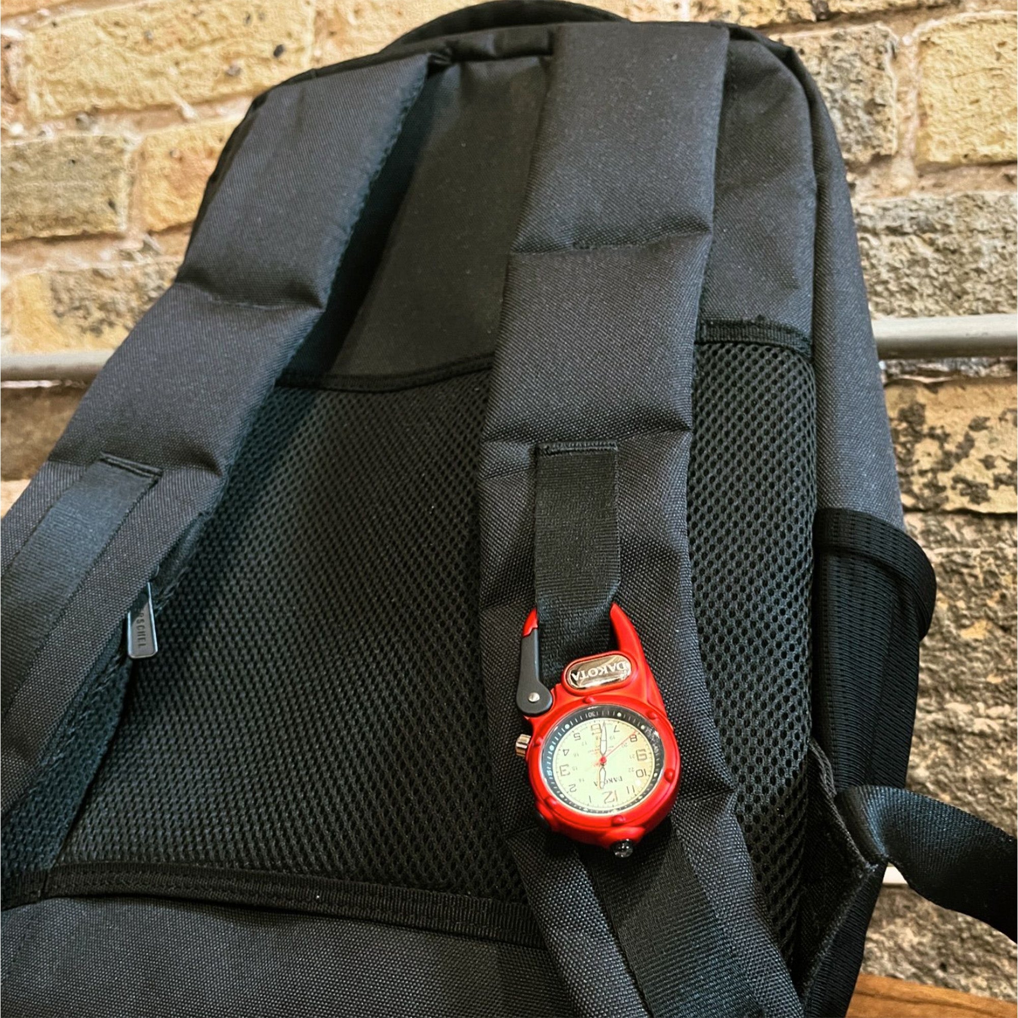 Miniclip Microlight - Orange Case with Cream Dial