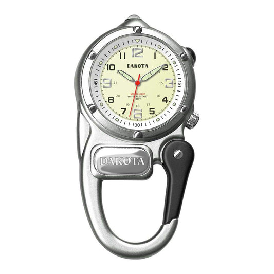 Miniclip Microlight - Silver Case Cream Dial