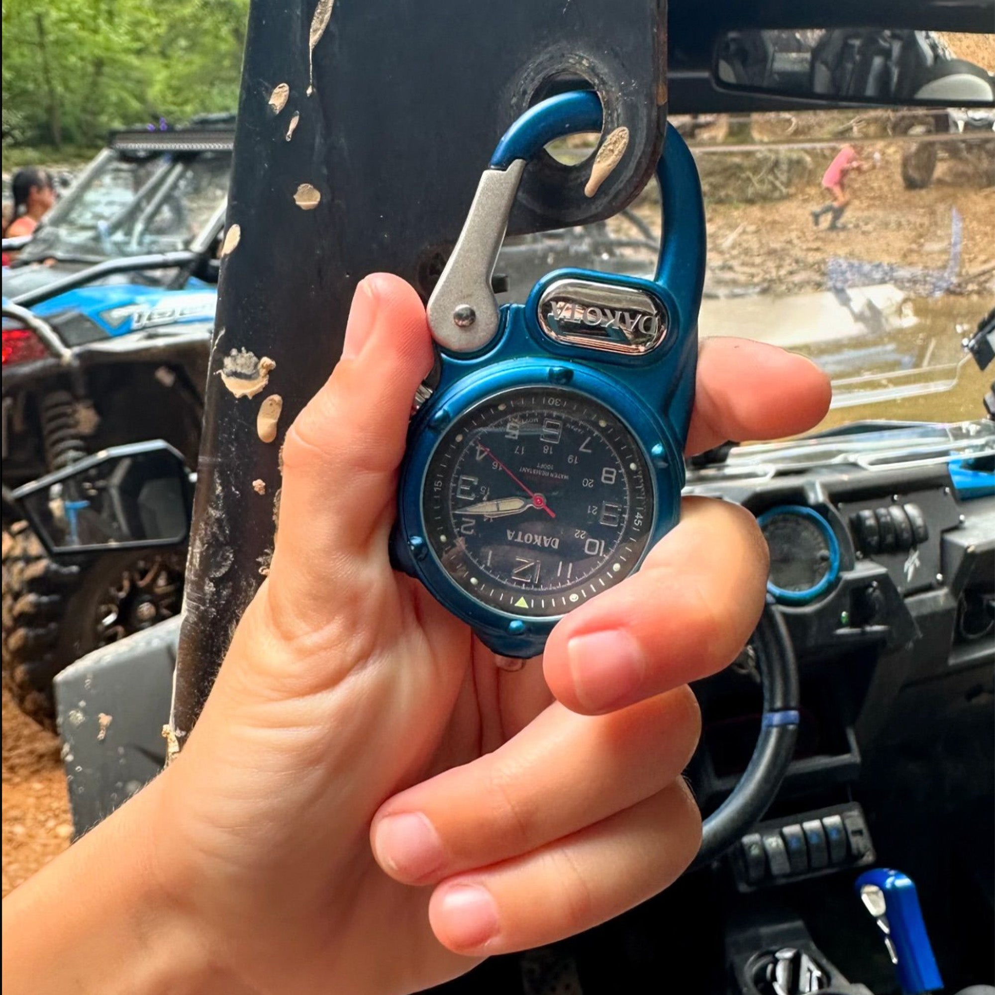 Miniclip Microlight - Blue Case with Blue Dial