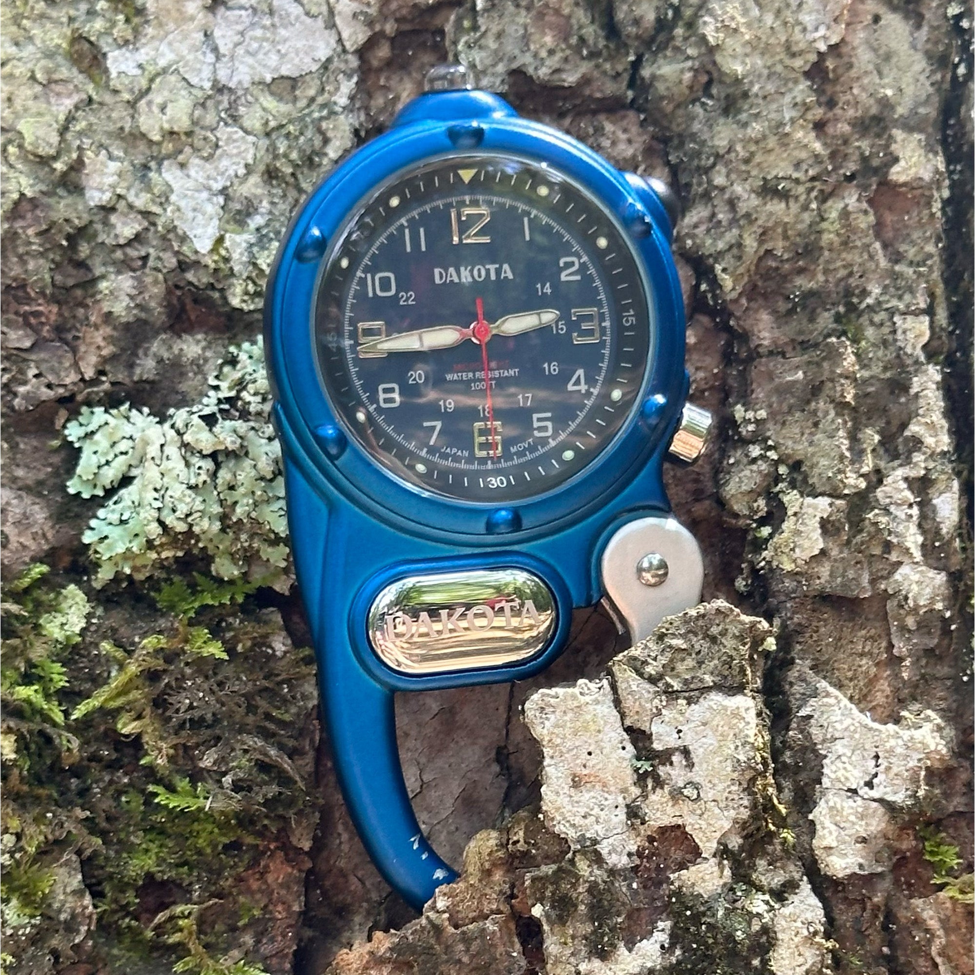 Miniclip Microlight - Blue Case with Blue Dial