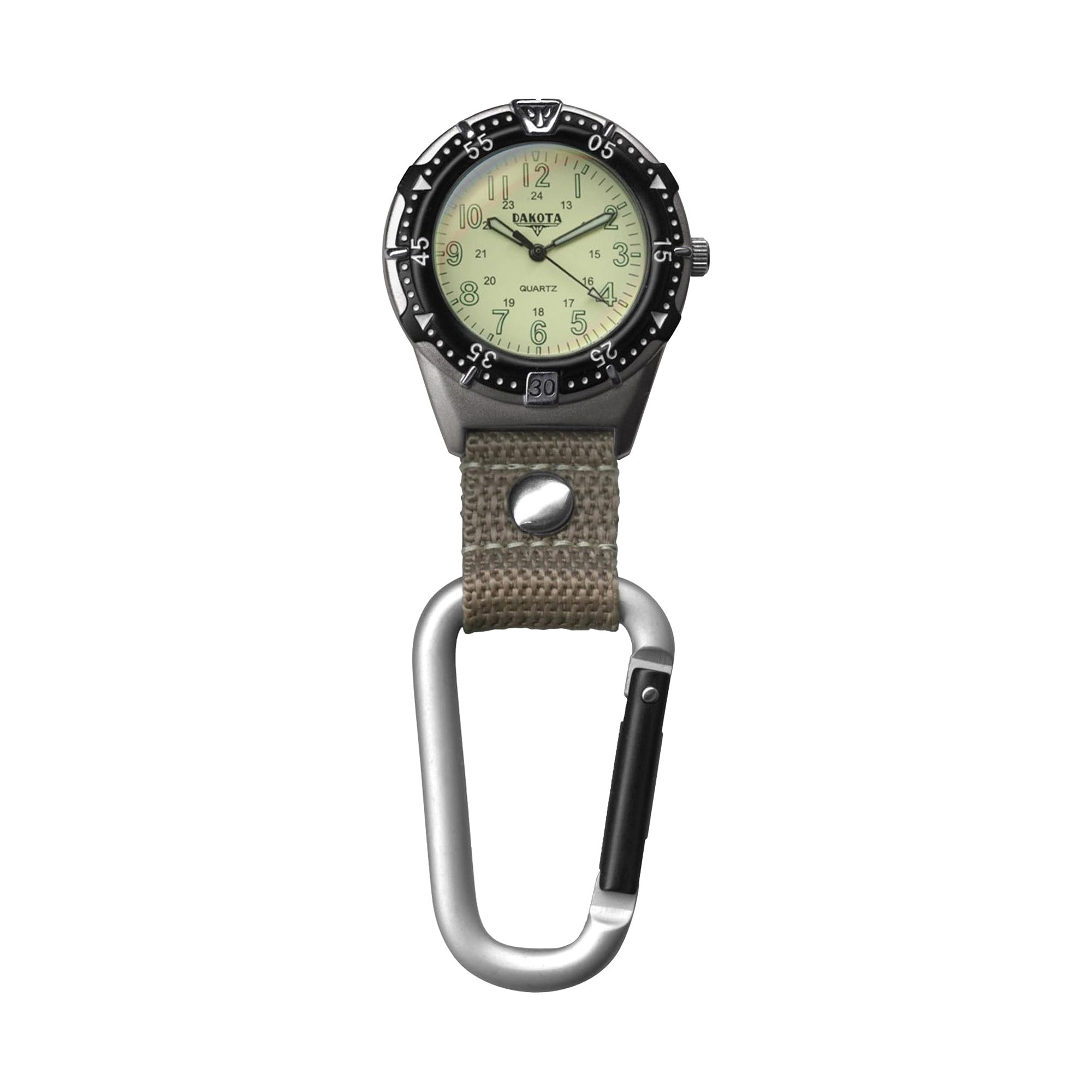 Aluminum Backpacker - Silver Case Khaki Dial