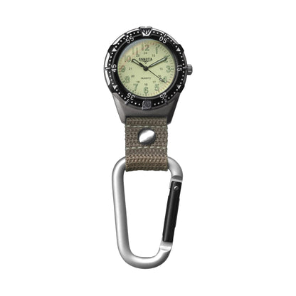 Aluminum Backpacker - Silver Case Khaki Dial