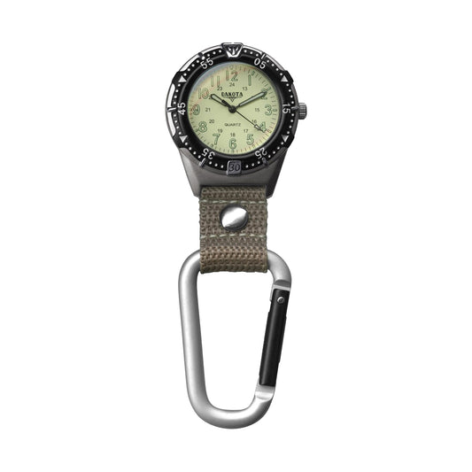 Aluminum Backpacker - Silver Case Khaki Dial