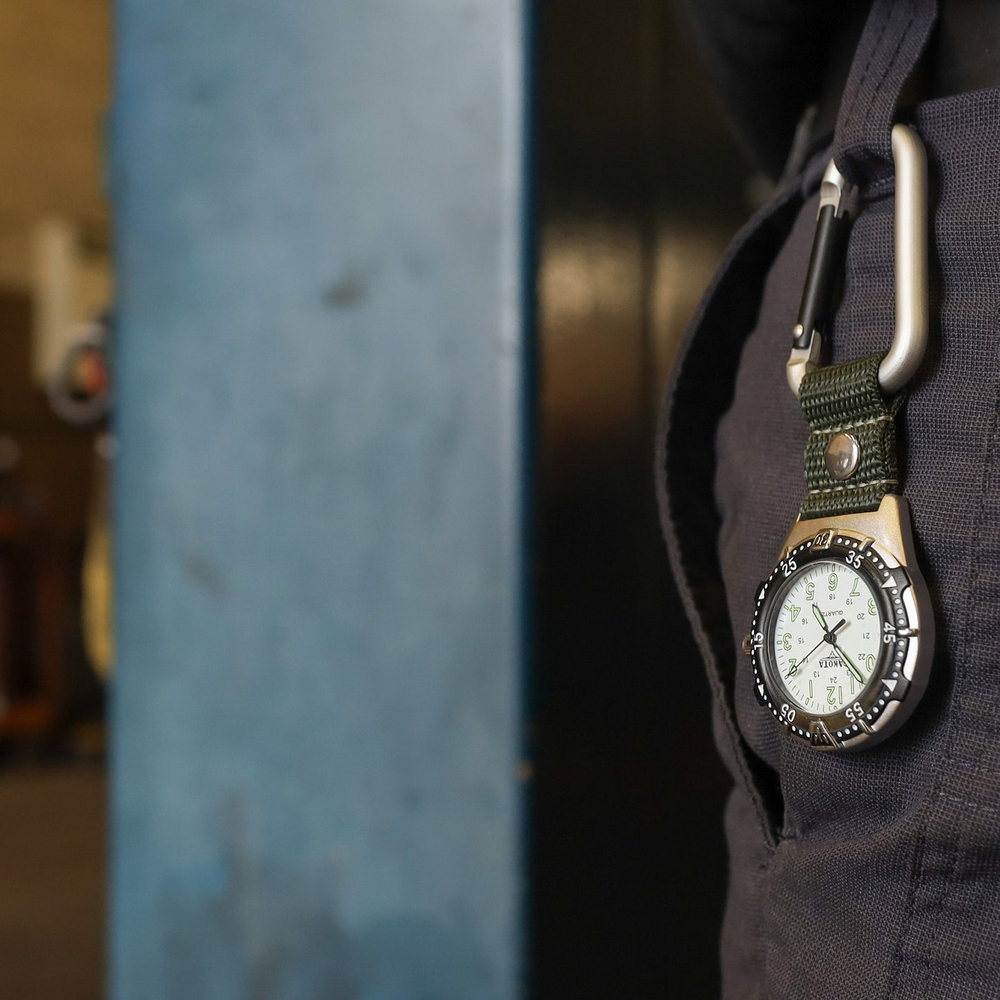 Aluminum Backpacker - Silver Case White Dial