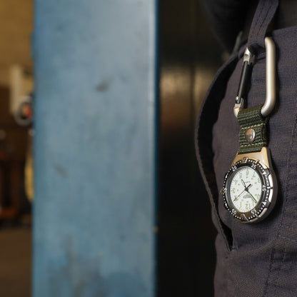 Aluminum Backpacker - Silver Case White Dial