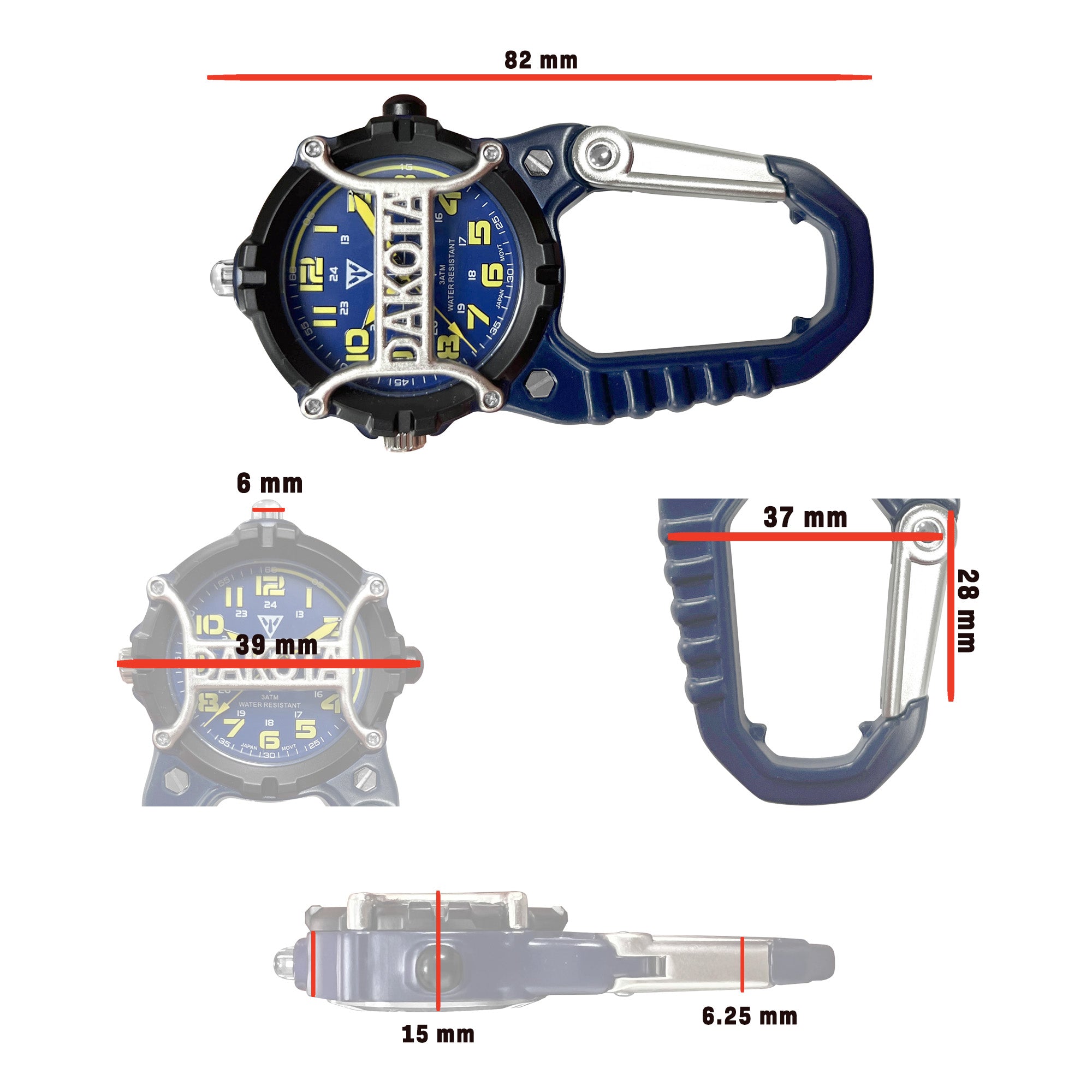 Cage Clip Dark Blue