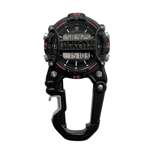 Digi Cage Clip / Black Case - Orange Accents